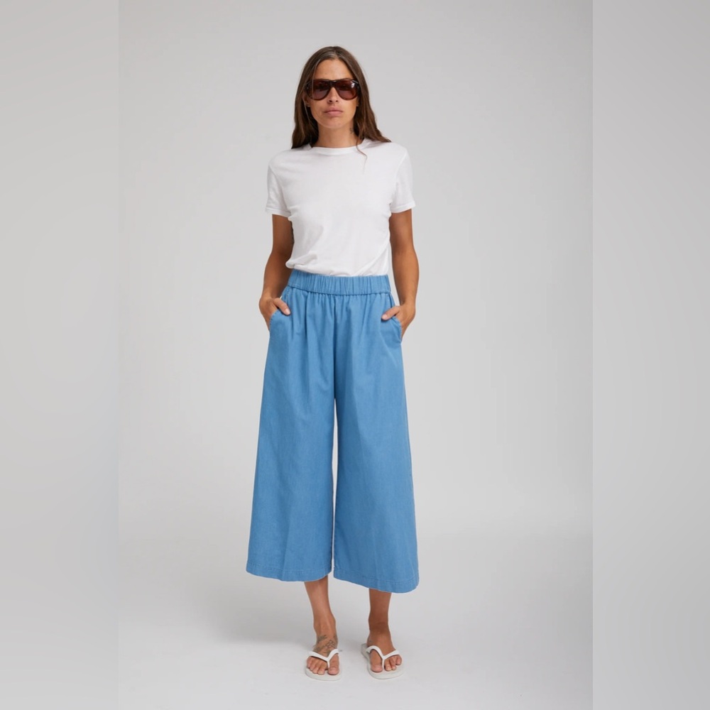 SPRWMN CHAMBRAY CULOTTE Pants size M